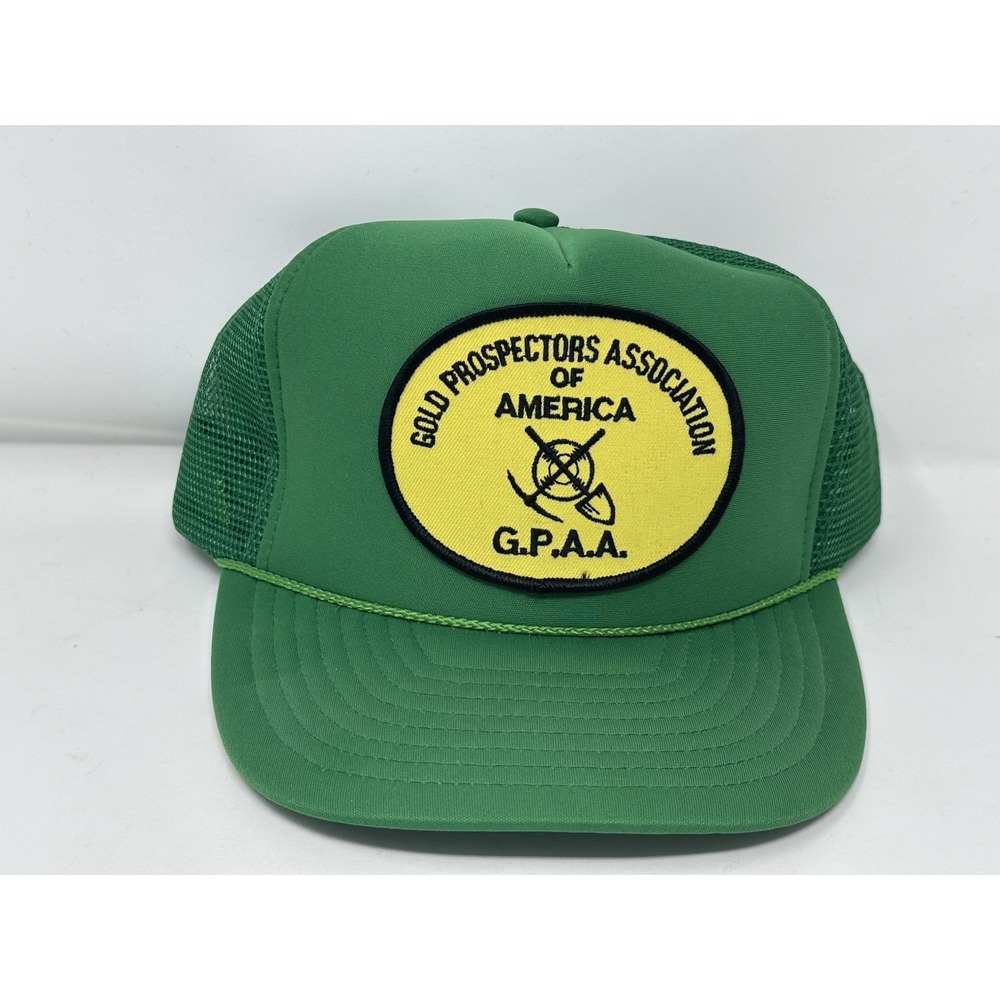 Gold Prospectors Association of America Hat G.P.A.A. Nissun Foam Trucker Green - Picture 2 of 10
